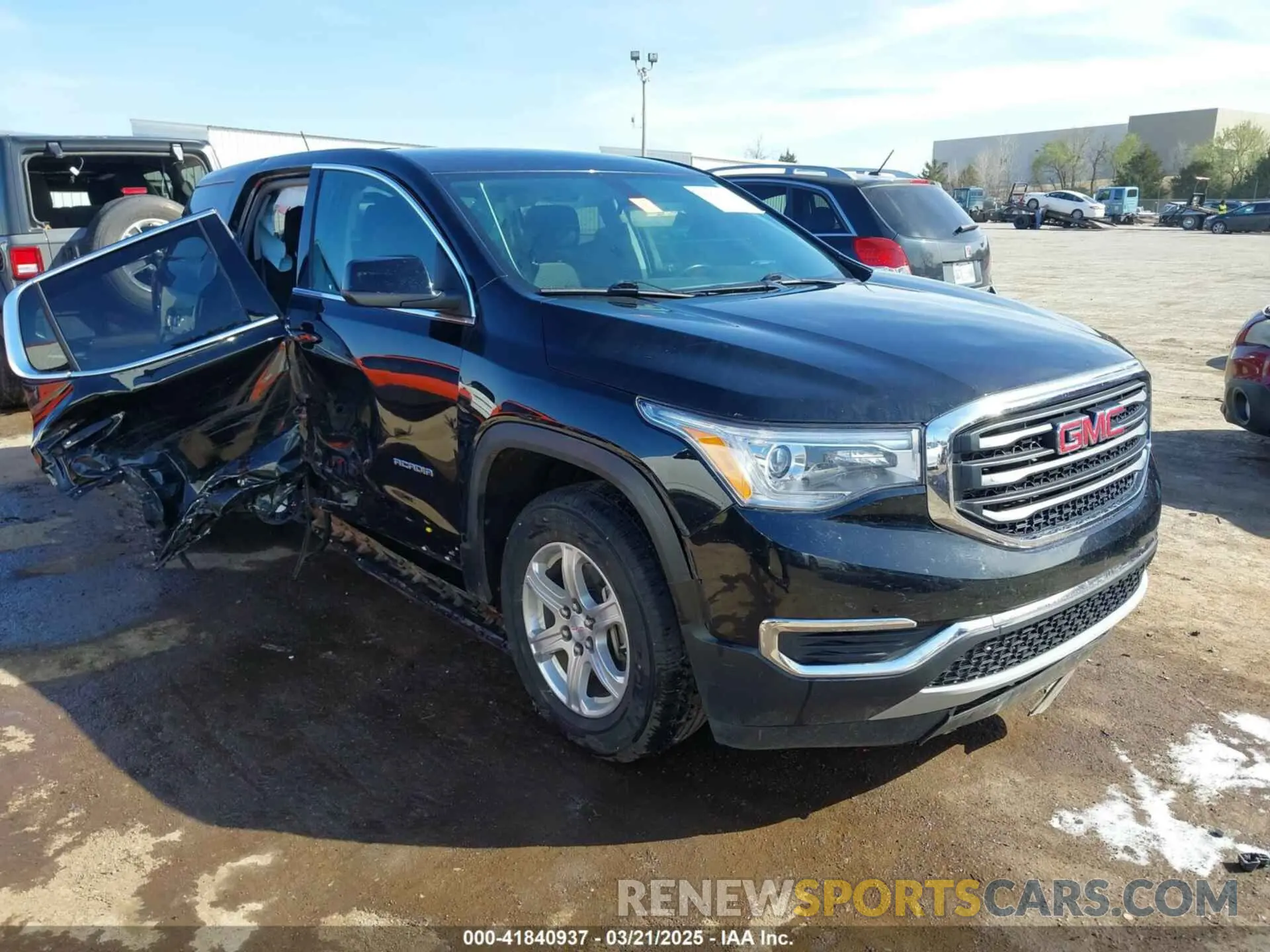 1 fotografías del automóvil dañado 1GKKNKLA6KZ224306 GMC ACADIA 2019