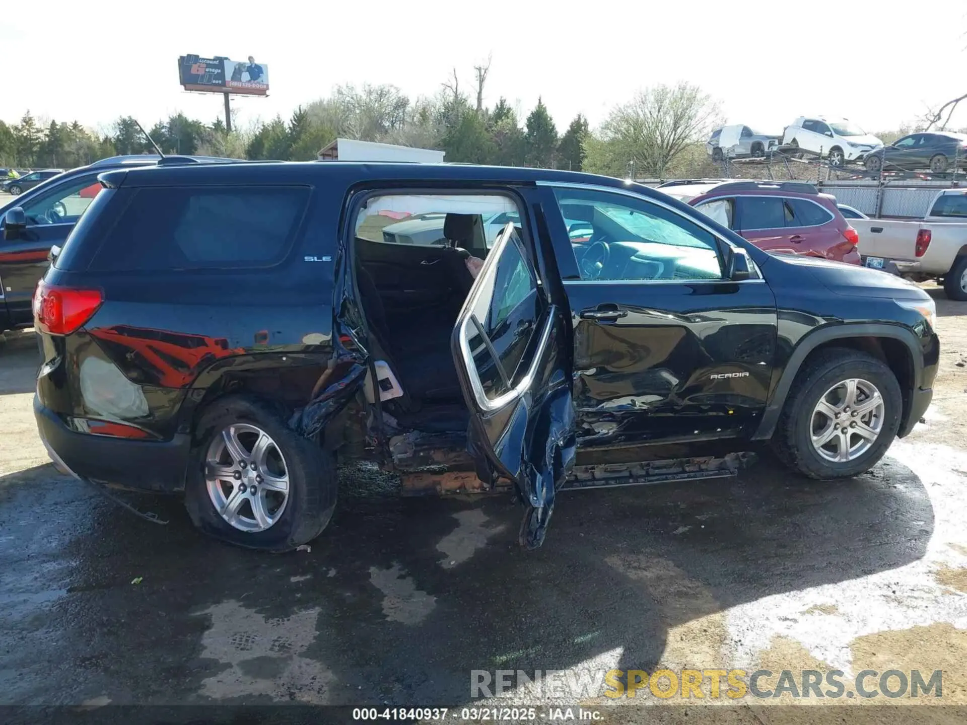 14 fotografías del automóvil dañado 1GKKNKLA6KZ224306 GMC ACADIA 2019