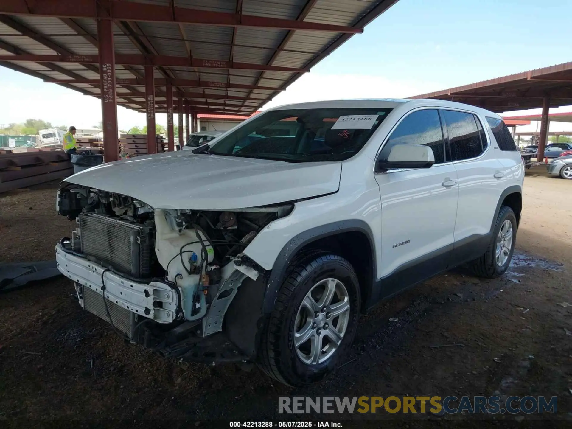 2 fotografías del automóvil dañado 1GKKNKLA6KZ240134 GMC ACADIA 2019