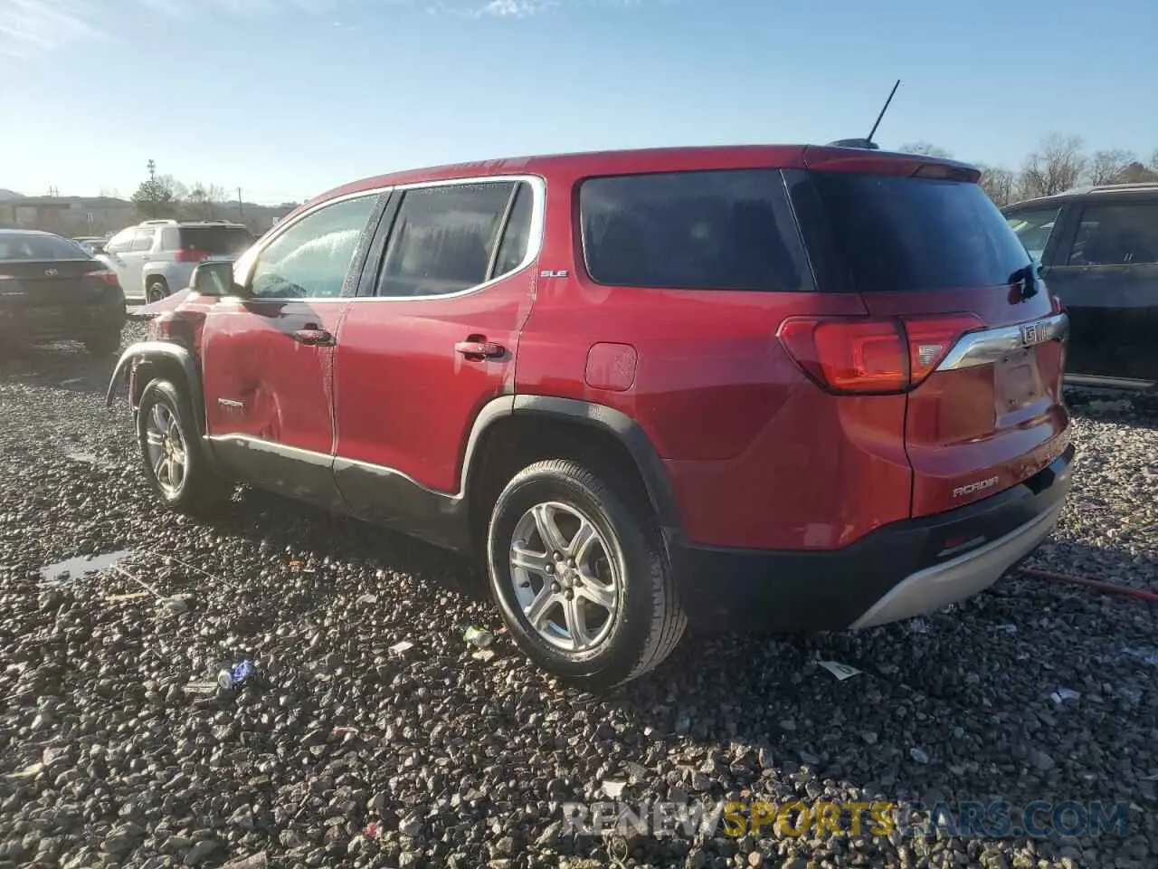 2 fotografías del automóvil dañado 1GKKNKLA7KZ245102 GMC ACADIA 2019