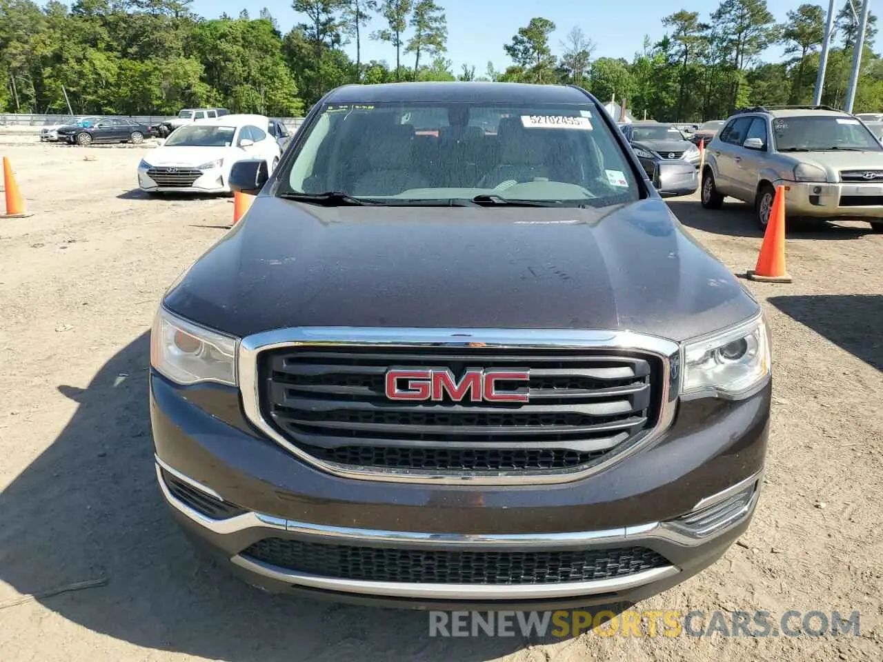 5 fotografías del automóvil dañado 1GKKNKLA8KZ101882 GMC ACADIA 2019