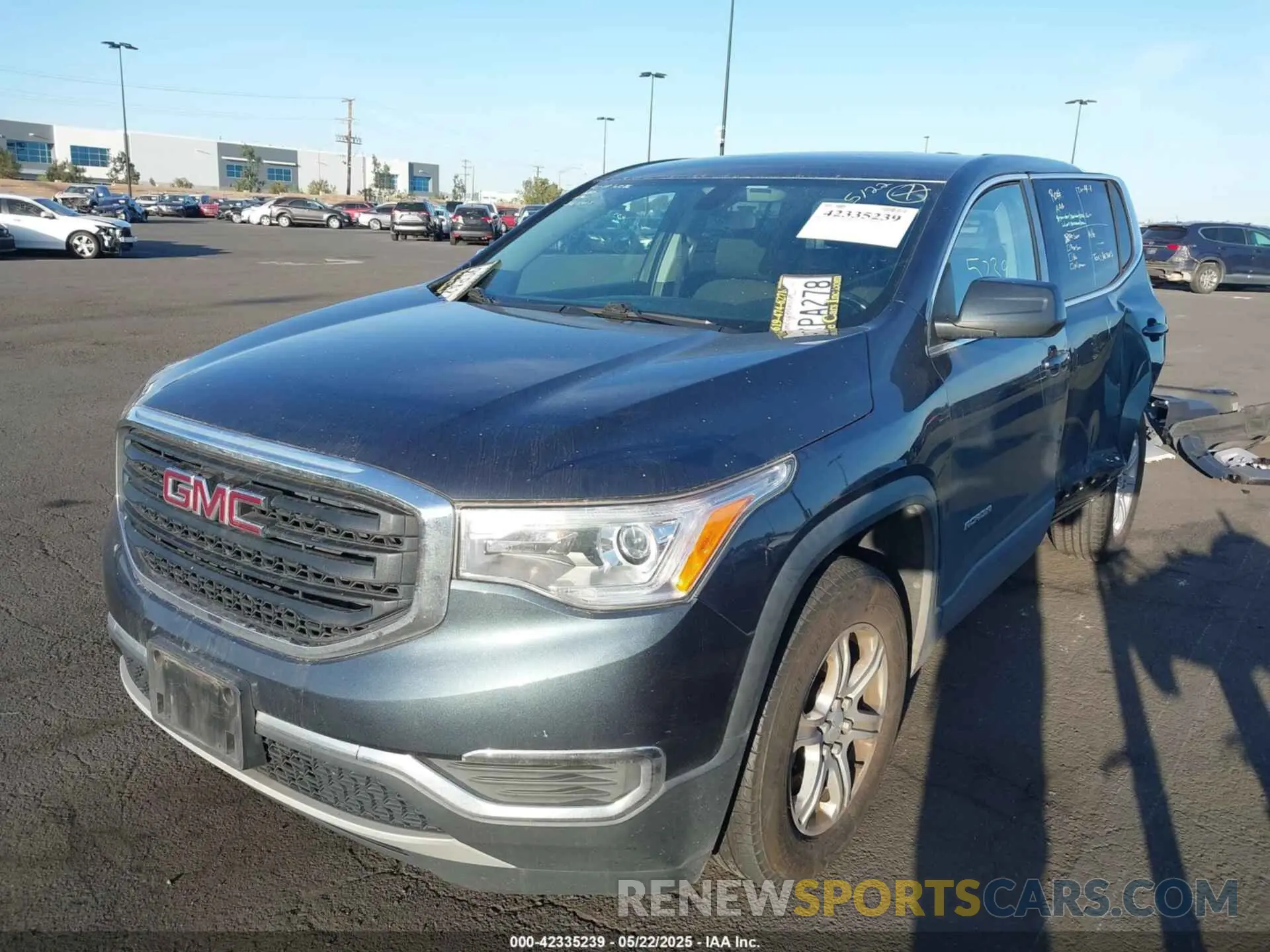 2 fotografías del automóvil dañado 1GKKNKLA8KZ279520 GMC ACADIA 2019