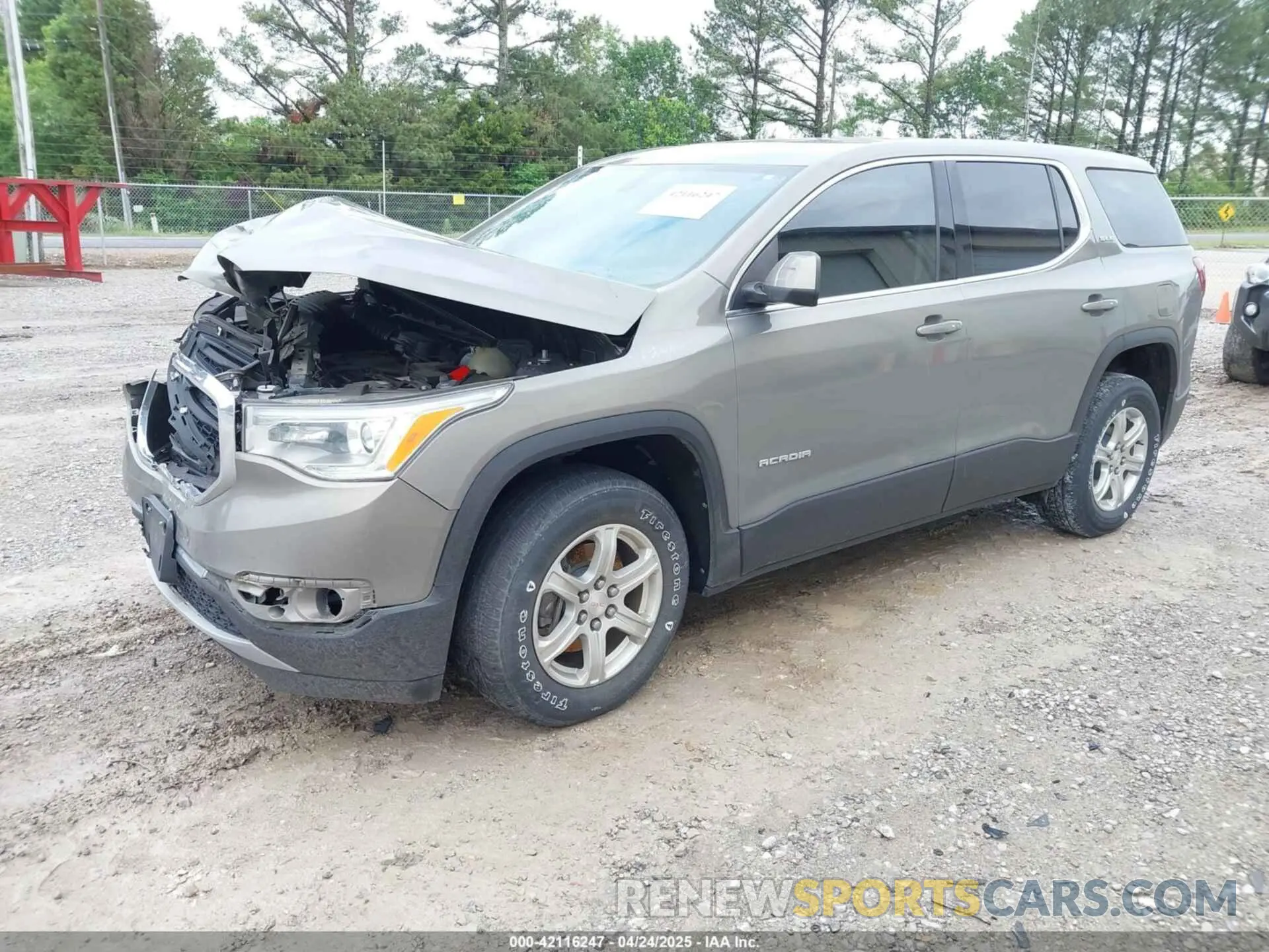 2 fotografías del automóvil dañado 1GKKNKLAXKZ266395 GMC ACADIA 2019