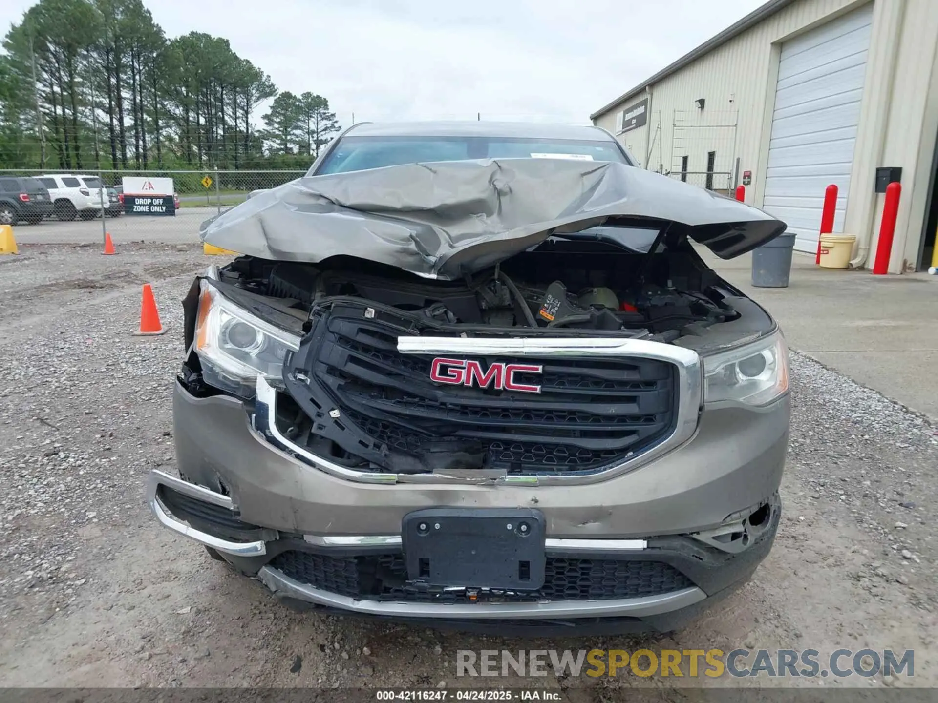 6 fotografías del automóvil dañado 1GKKNKLAXKZ266395 GMC ACADIA 2019