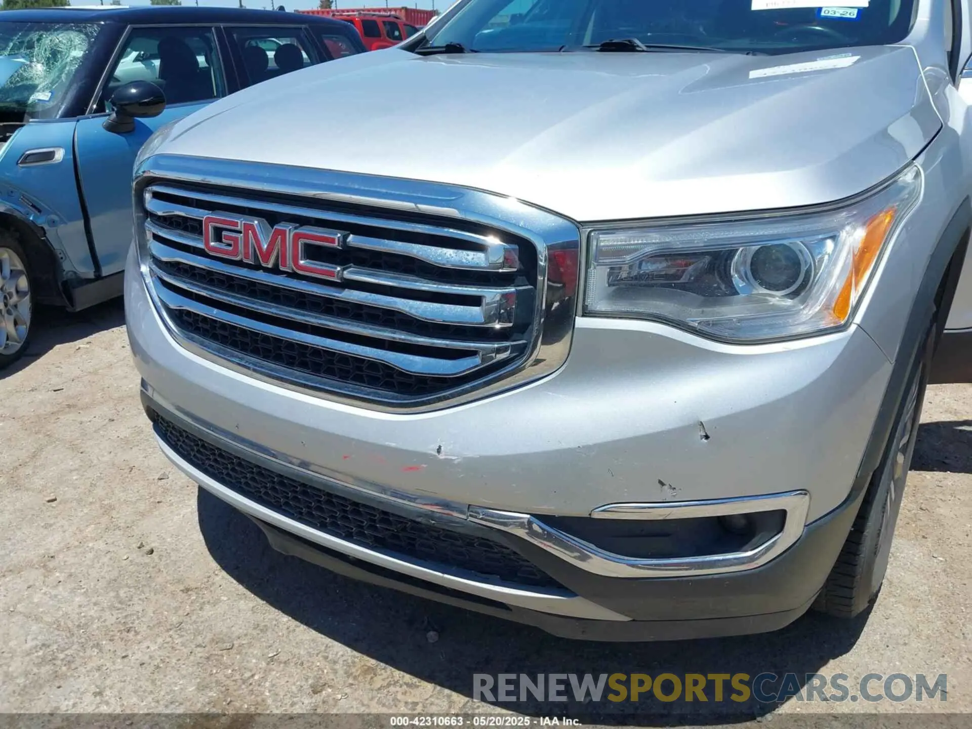 18 fotografías del automóvil dañado 1GKKNLLA1KZ269417 GMC ACADIA 2019