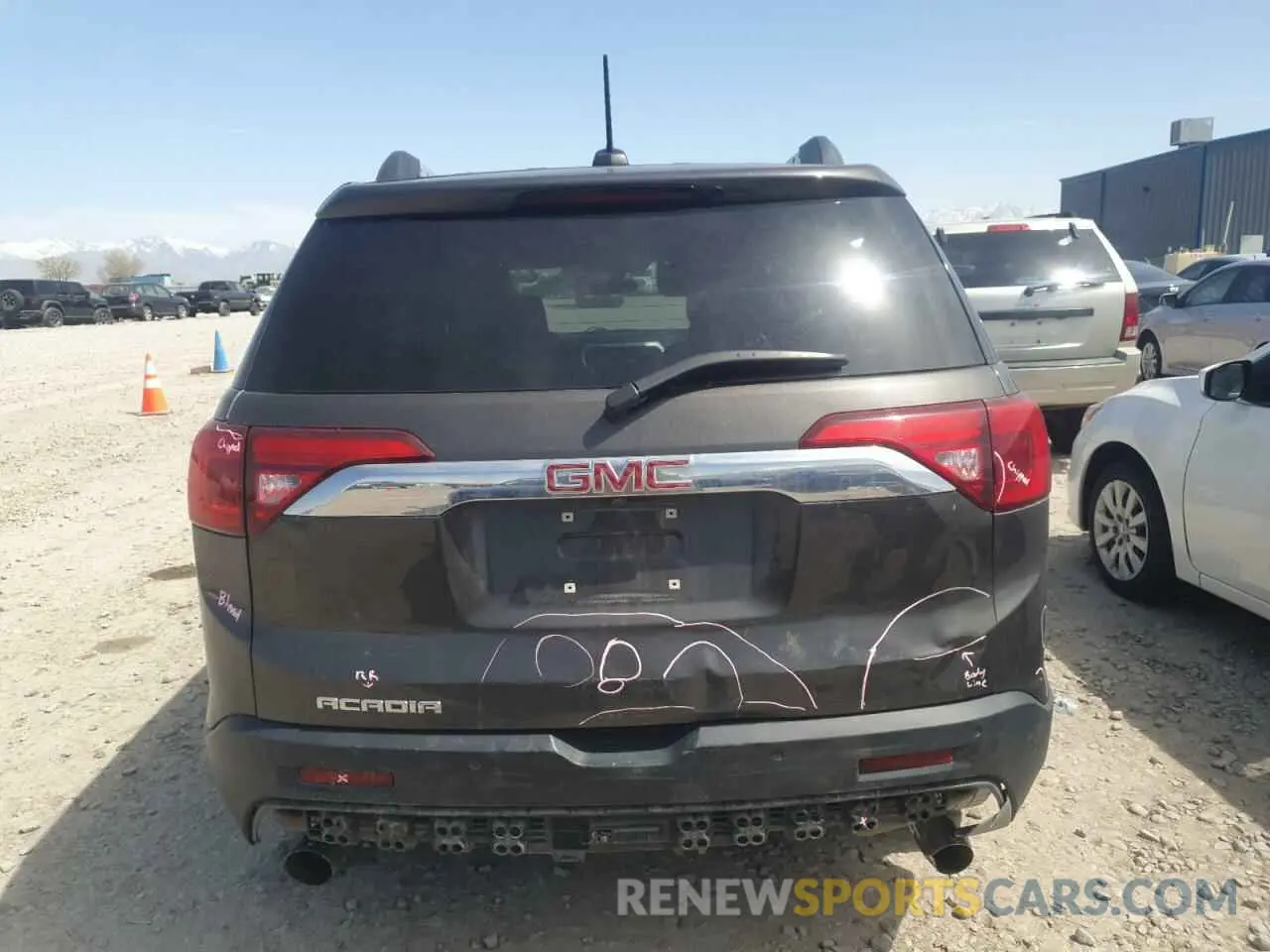 6 fotografías del automóvil dañado 1GKKNLLS2KZ288230 GMC ACADIA 2019