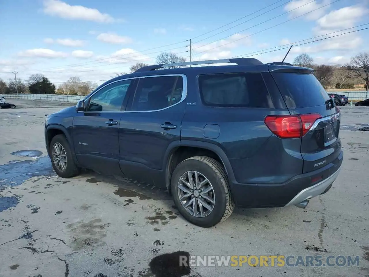 2 fotografías del automóvil dañado 1GKKNLLS3KZ276538 GMC ACADIA 2019