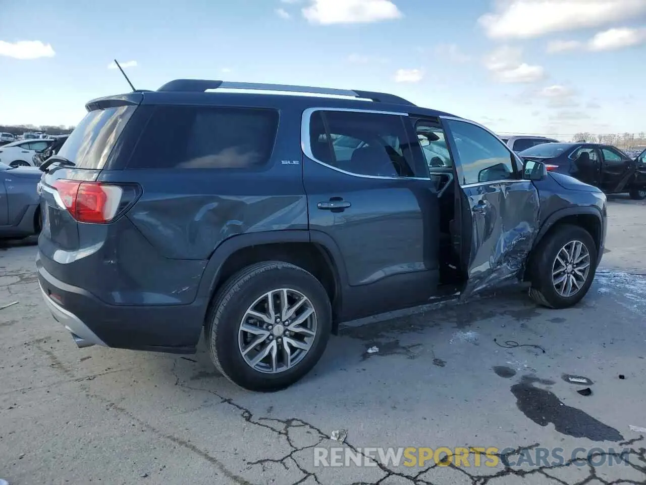 3 fotografías del automóvil dañado 1GKKNLLS3KZ276538 GMC ACADIA 2019