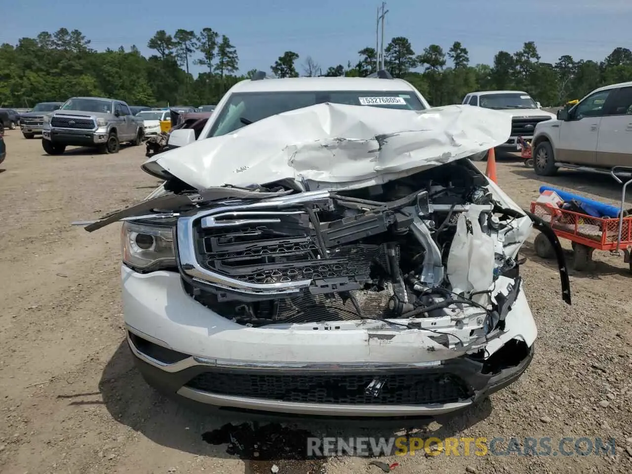 5 fotografías del automóvil dañado 1GKKNLLS4KZ154562 GMC ACADIA 2019
