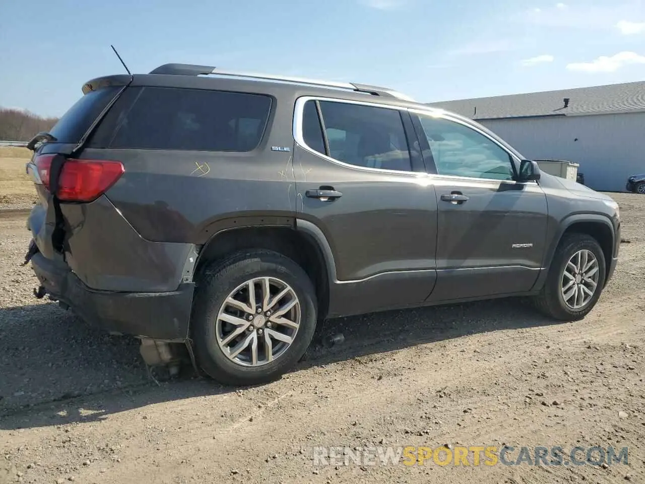 3 fotografías del automóvil dañado 1GKKNLLS4KZ255603 GMC ACADIA 2019