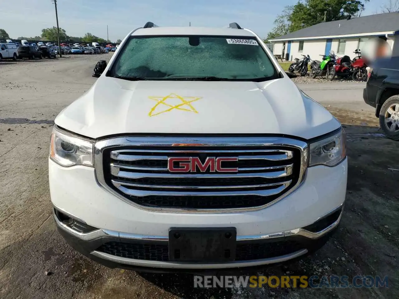 5 fotografías del automóvil dañado 1GKKNLLS6KZ258339 GMC ACADIA 2019