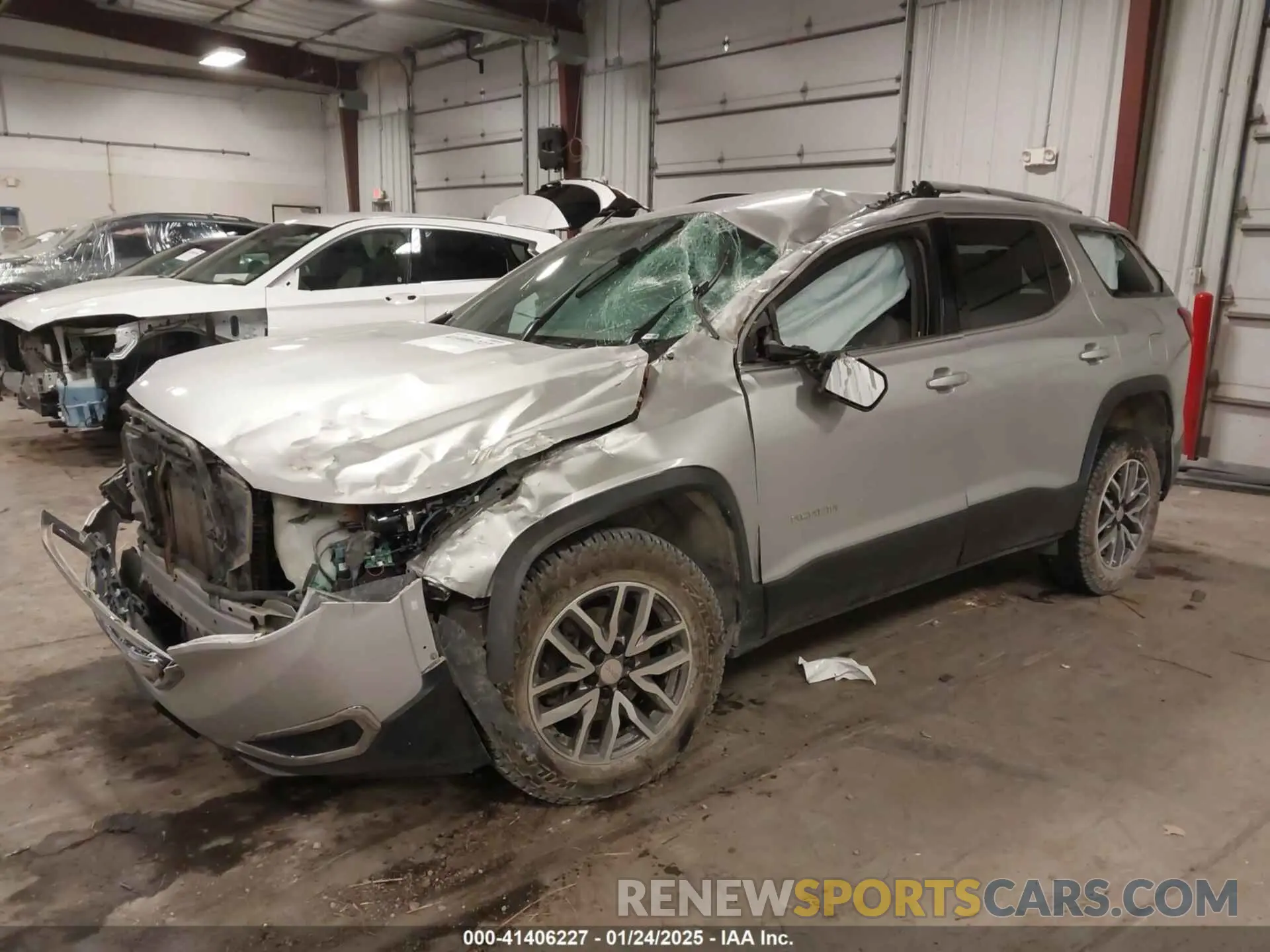 2 fotografías del automóvil dañado 1GKKNLLS9KZ190151 GMC ACADIA 2019
