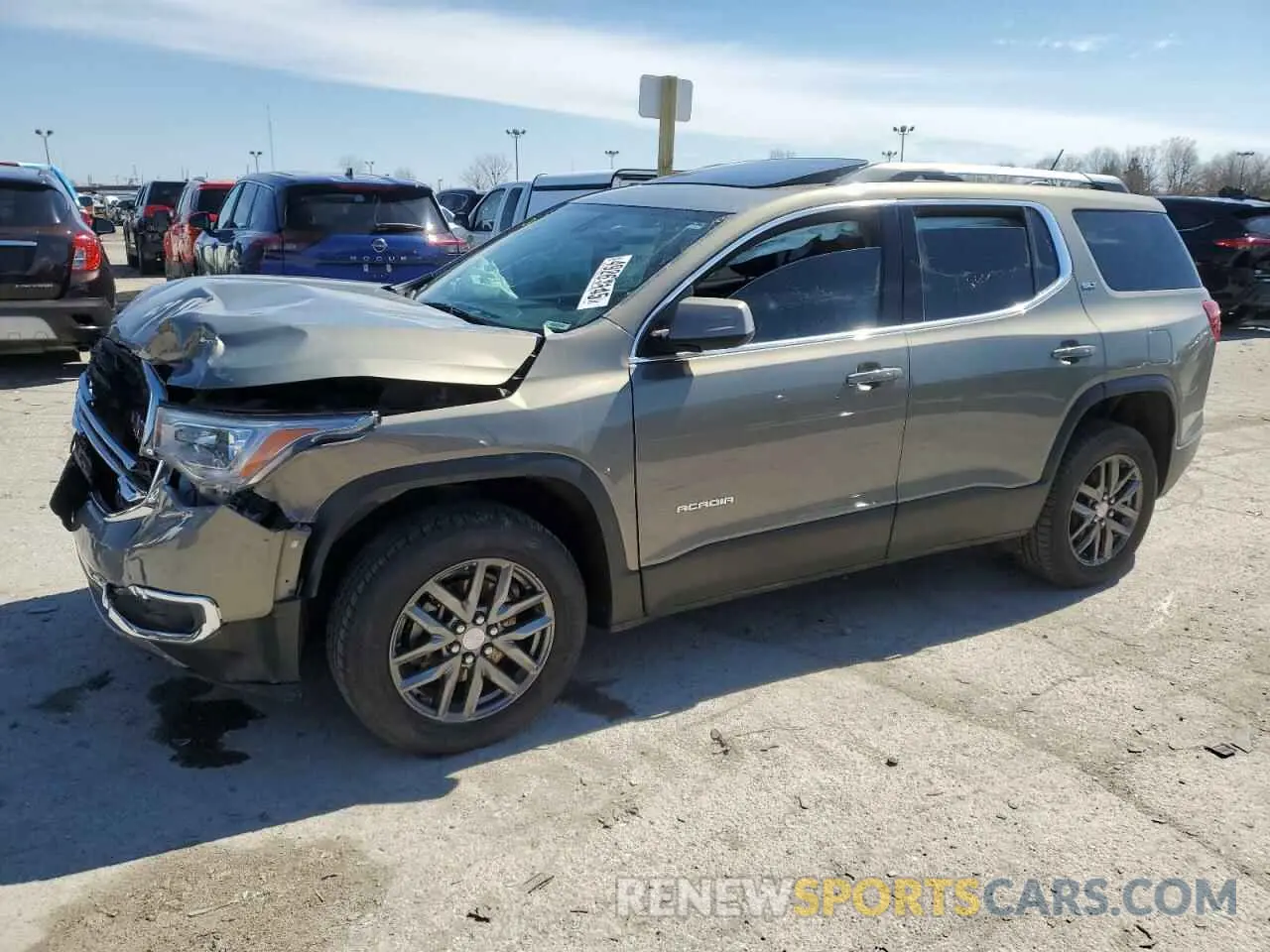 1 fotografías del automóvil dañado 1GKKNMLA8KZ109301 GMC ACADIA 2019