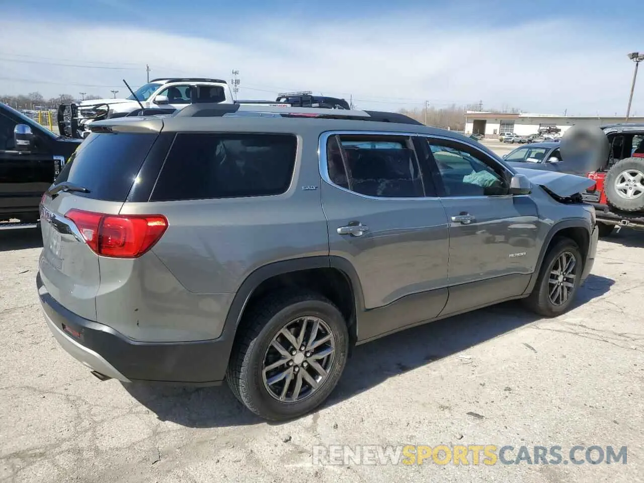3 fotografías del automóvil dañado 1GKKNMLA8KZ109301 GMC ACADIA 2019