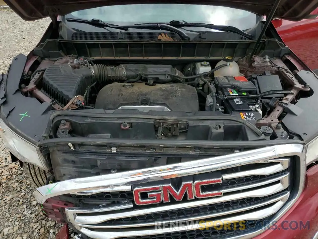 12 fotografías del automóvil dañado 1GKKNMLAXKZ136970 GMC ACADIA 2019