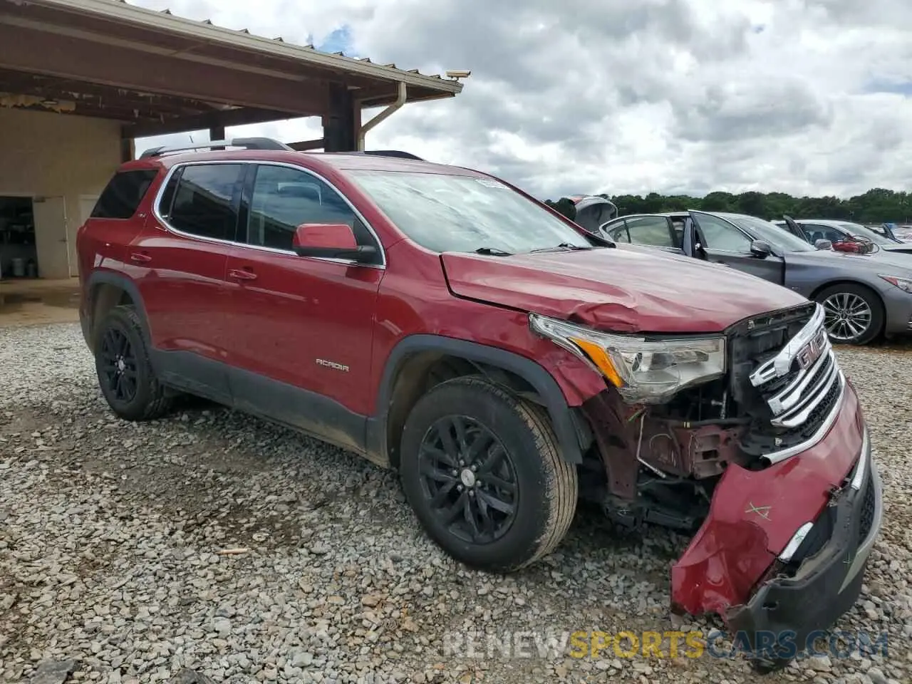 4 fotografías del automóvil dañado 1GKKNMLAXKZ136970 GMC ACADIA 2019