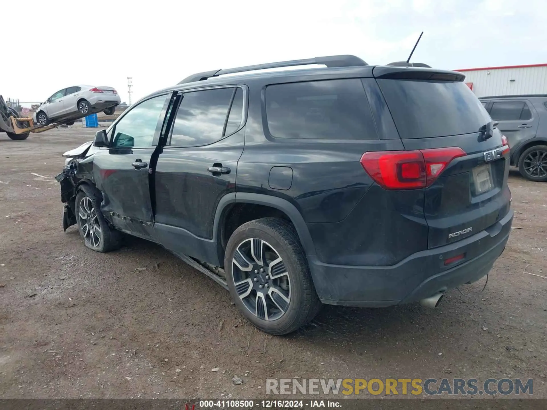 3 fotografías del automóvil dañado 1GKKNMLS0KZ163345 GMC ACADIA 2019