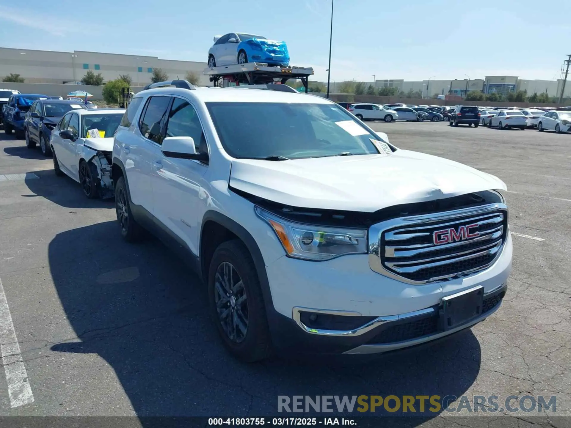 1 fotografías del automóvil dañado 1GKKNMLS0KZ235497 GMC ACADIA 2019