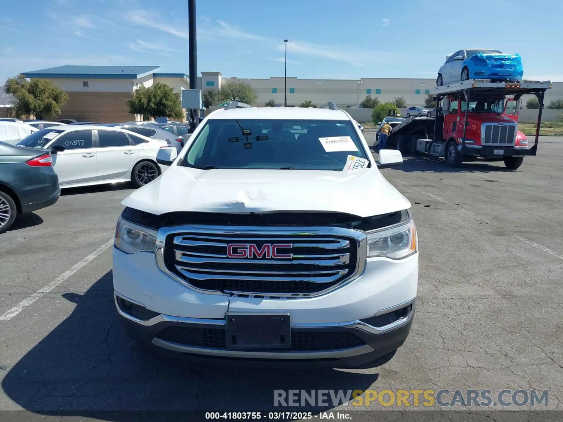 12 fotografías del automóvil dañado 1GKKNMLS0KZ235497 GMC ACADIA 2019