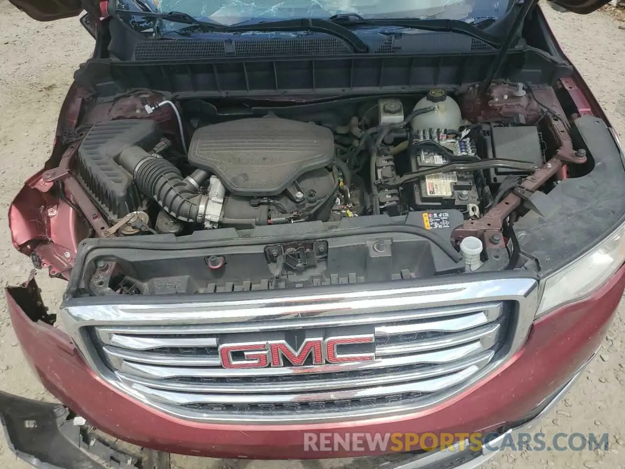 12 fotografías del automóvil dañado 1GKKNMLS1KZ193504 GMC ACADIA 2019