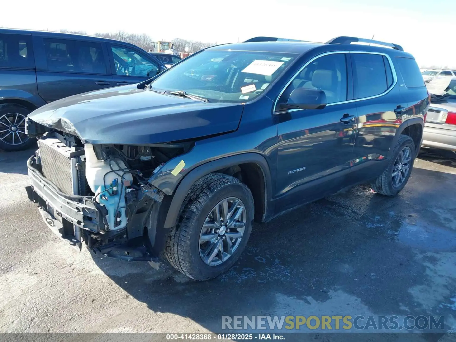 2 fotografías del automóvil dañado 1GKKNMLS2KZ133988 GMC ACADIA 2019