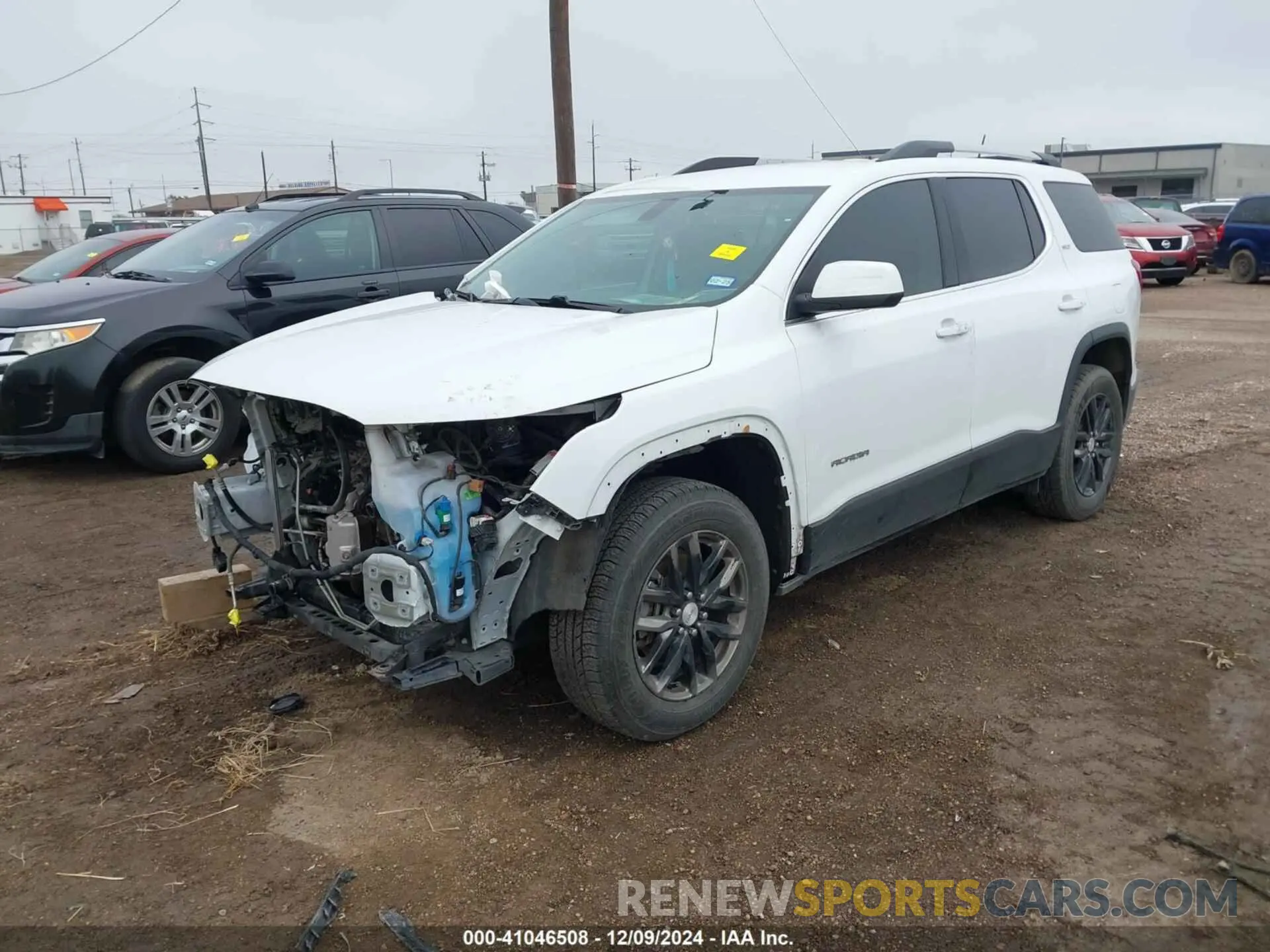 2 fotografías del automóvil dañado 1GKKNMLS5KZ228240 GMC ACADIA 2019