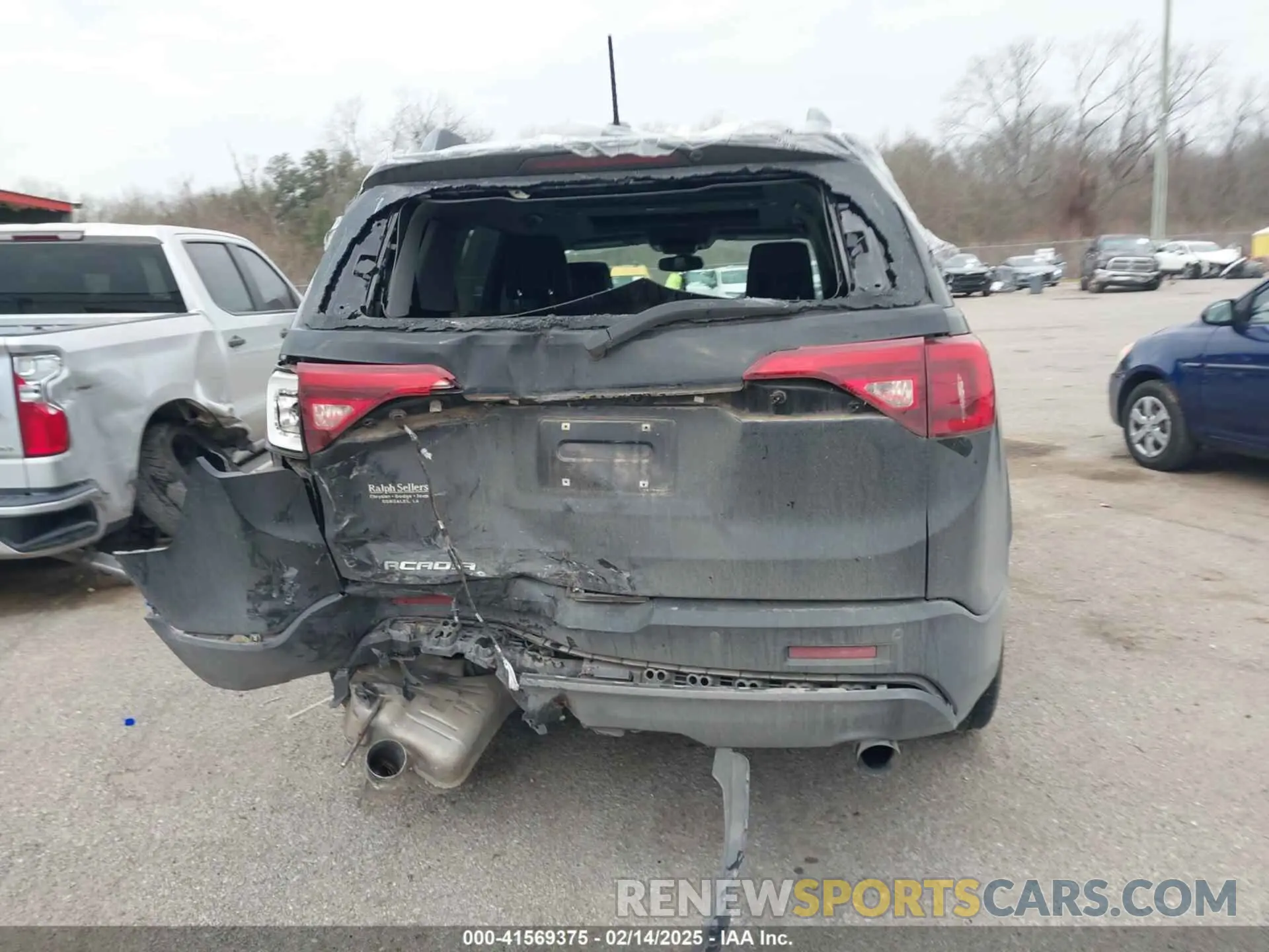 16 fotografías del automóvil dañado 1GKKNMLS5KZ270035 GMC ACADIA 2019