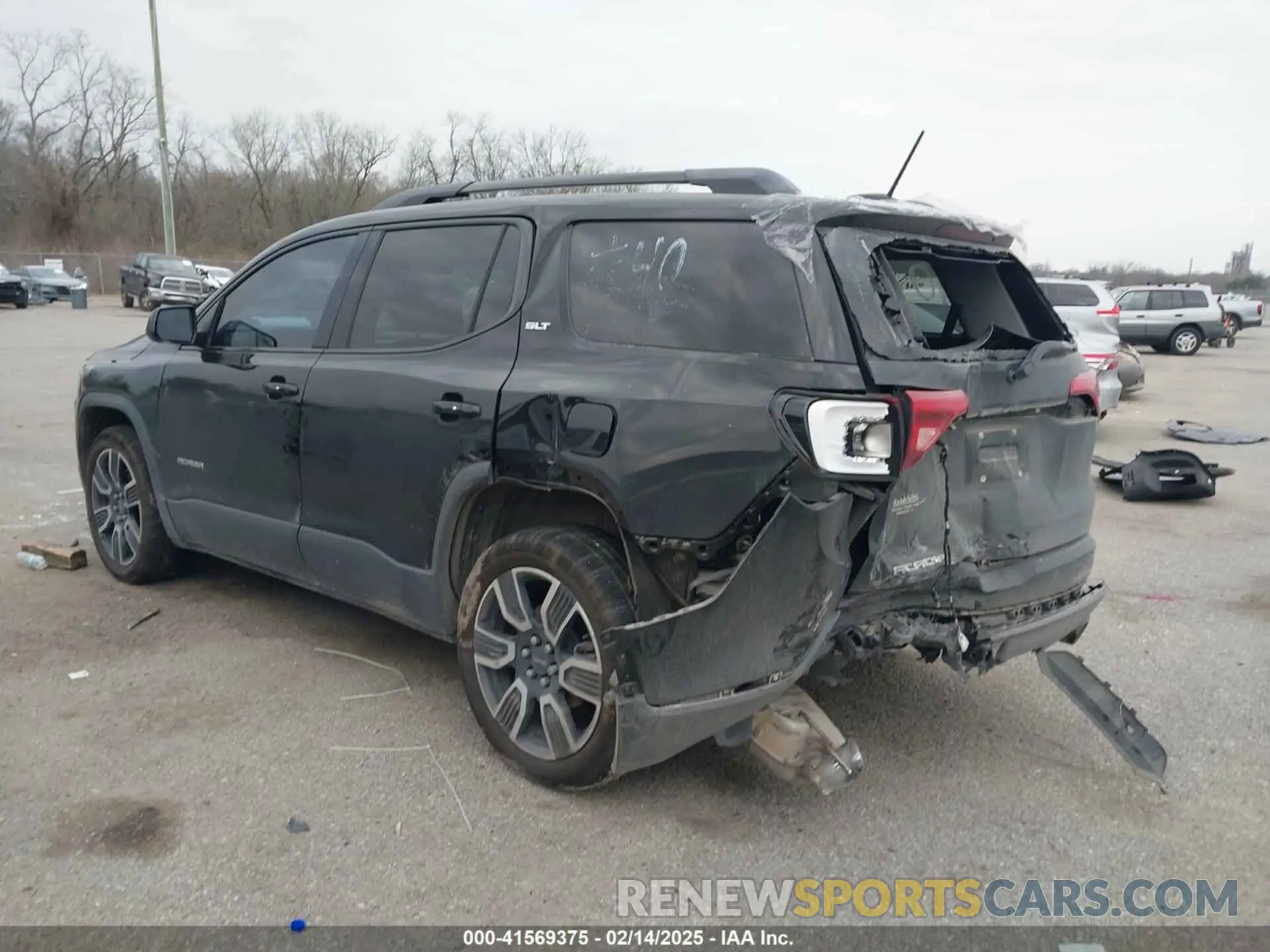 3 fotografías del automóvil dañado 1GKKNMLS5KZ270035 GMC ACADIA 2019