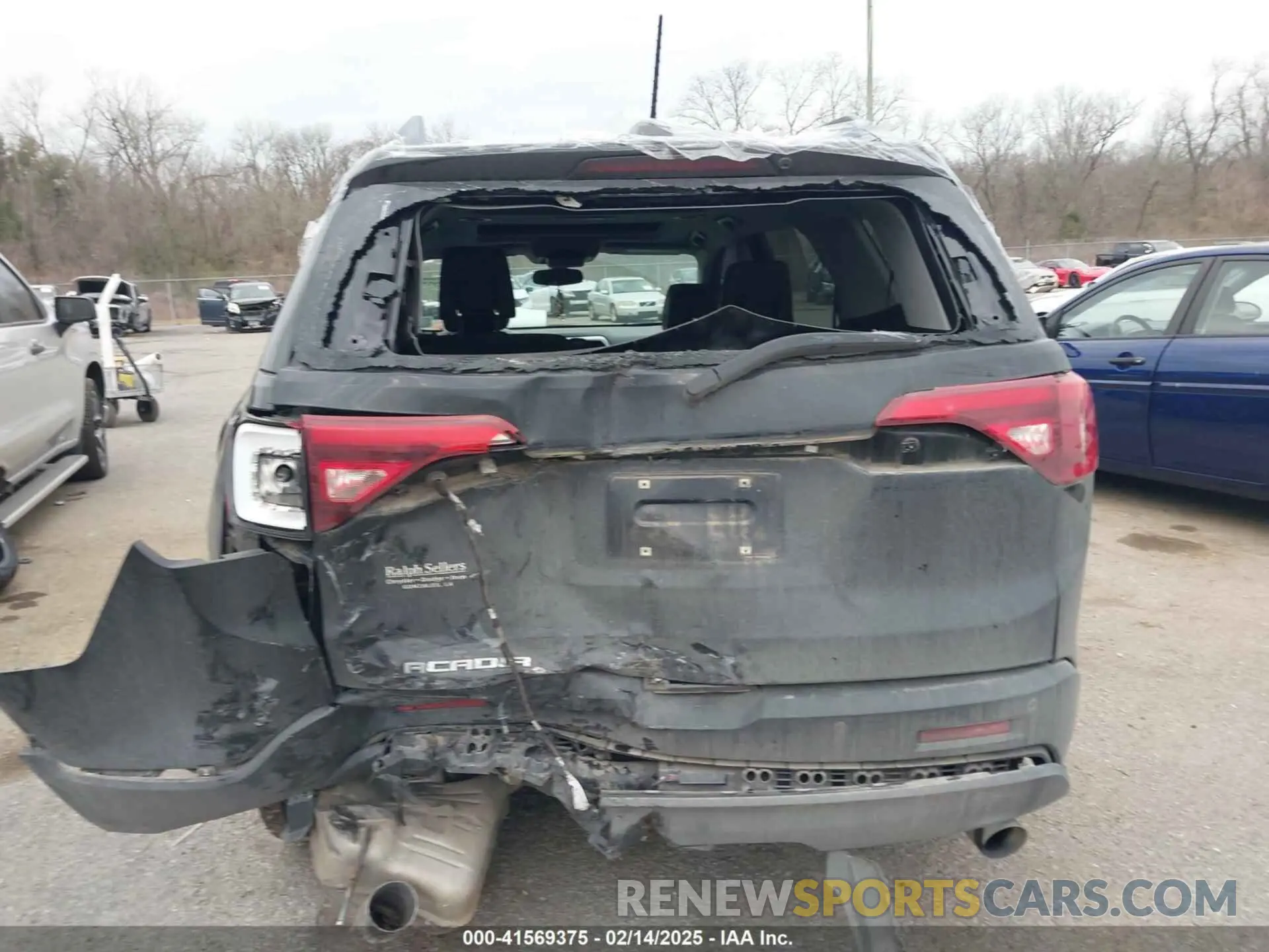 6 fotografías del automóvil dañado 1GKKNMLS5KZ270035 GMC ACADIA 2019