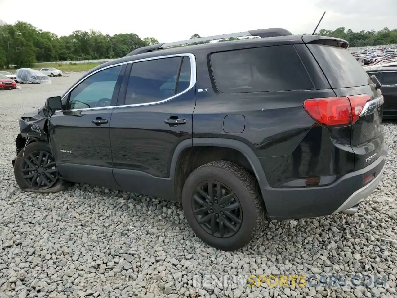 2 fotografías del automóvil dañado 1GKKNMLS6KZ170624 GMC ACADIA 2019