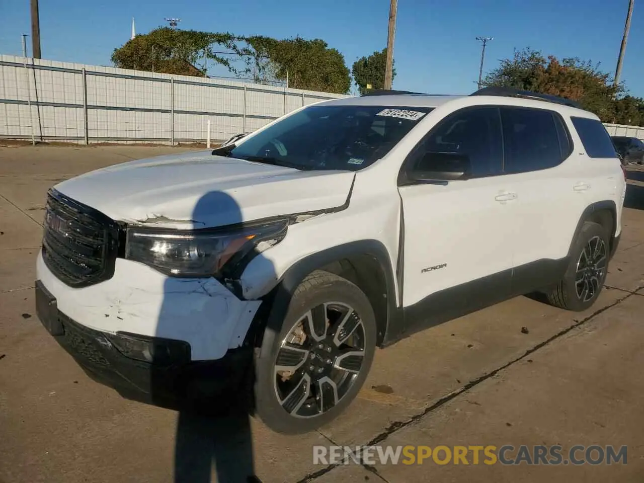 1 fotografías del automóvil dañado 1GKKNMLS8KZ271535 GMC ACADIA 2019
