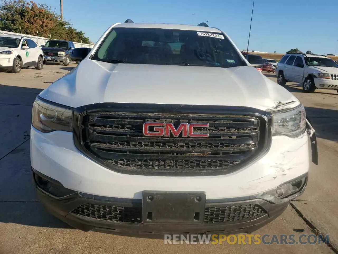 5 fotografías del automóvil dañado 1GKKNMLS8KZ271535 GMC ACADIA 2019