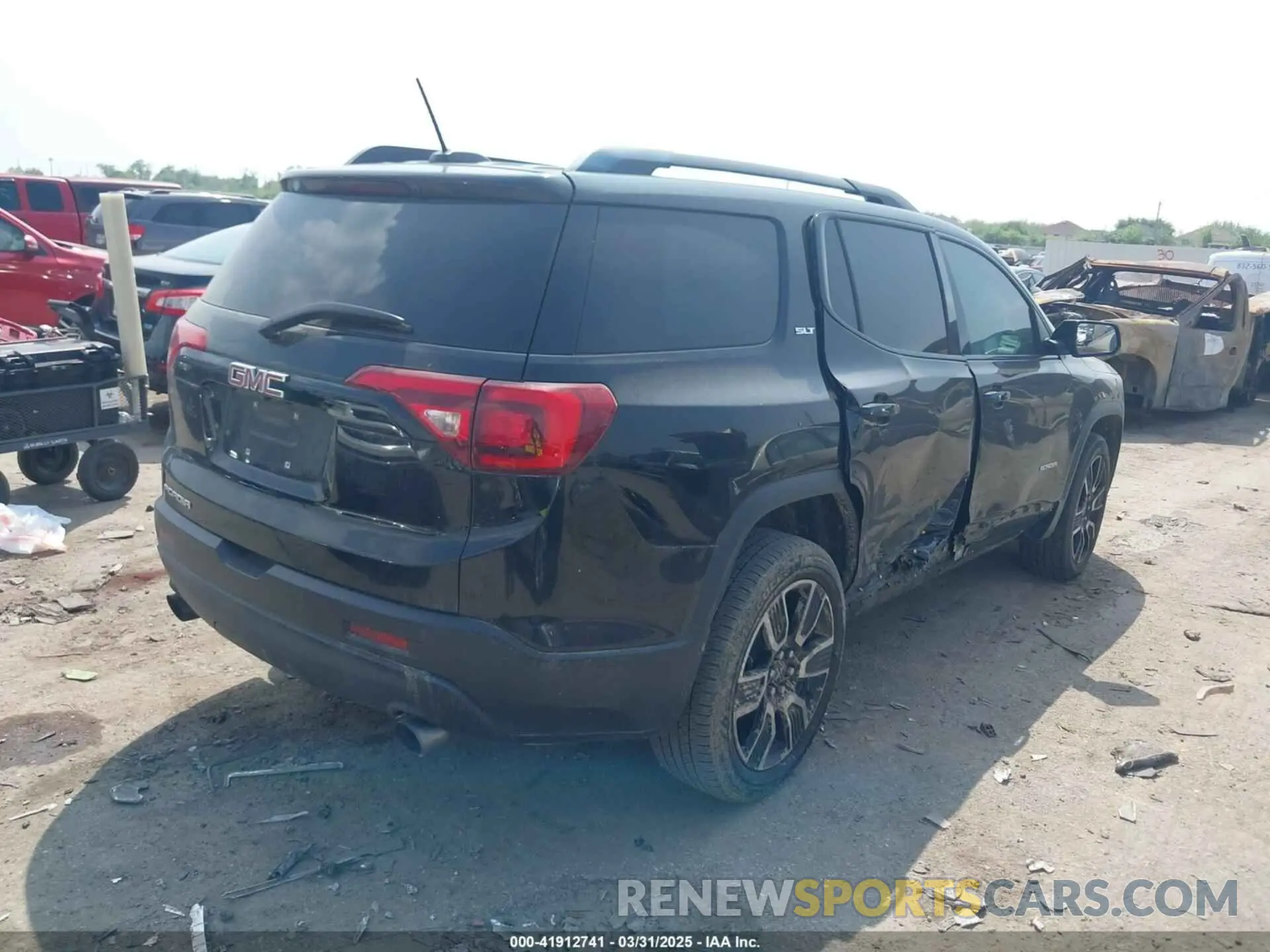 4 fotografías del automóvil dañado 1GKKNMLS9KZ232162 GMC ACADIA 2019