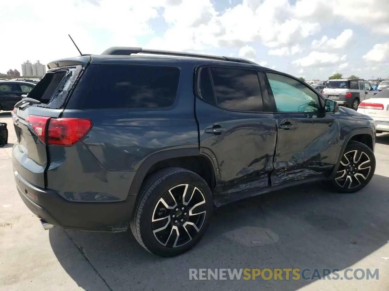 3 fotografías del automóvil dañado 1GKKNMLS9KZ285878 GMC ACADIA 2019