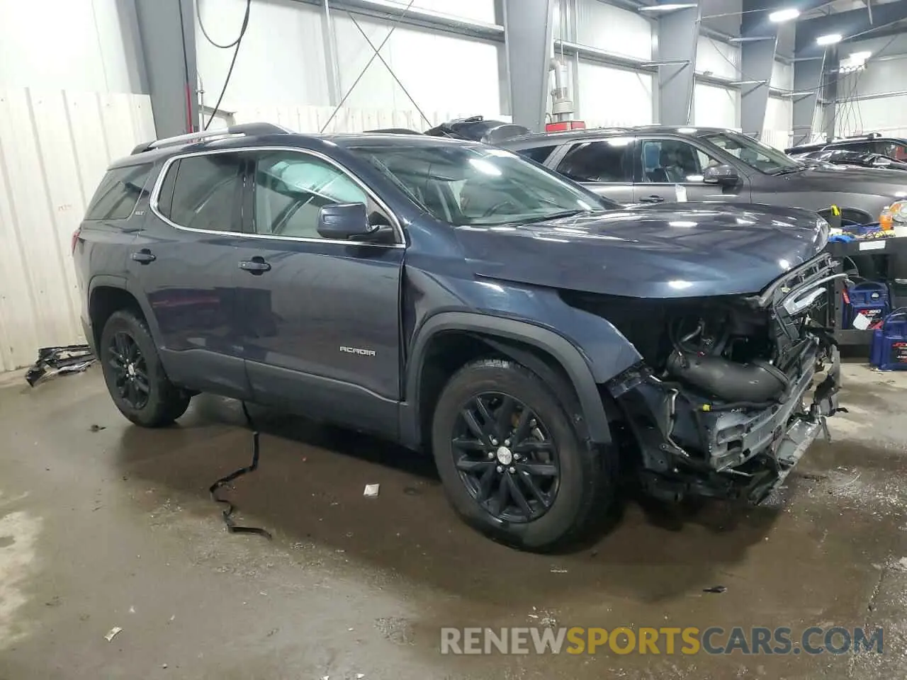 4 fotografías del automóvil dañado 1GKKNMLSXKZ118705 GMC ACADIA 2019