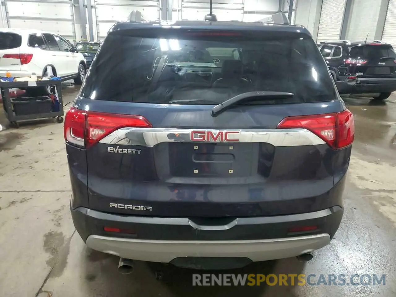 6 fotografías del automóvil dañado 1GKKNMLSXKZ118705 GMC ACADIA 2019