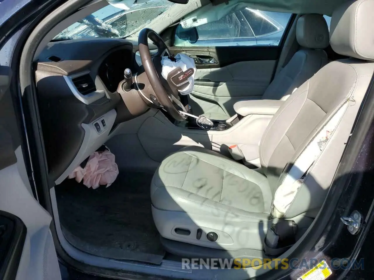 7 fotografías del automóvil dañado 1GKKNMLSXKZ118705 GMC ACADIA 2019