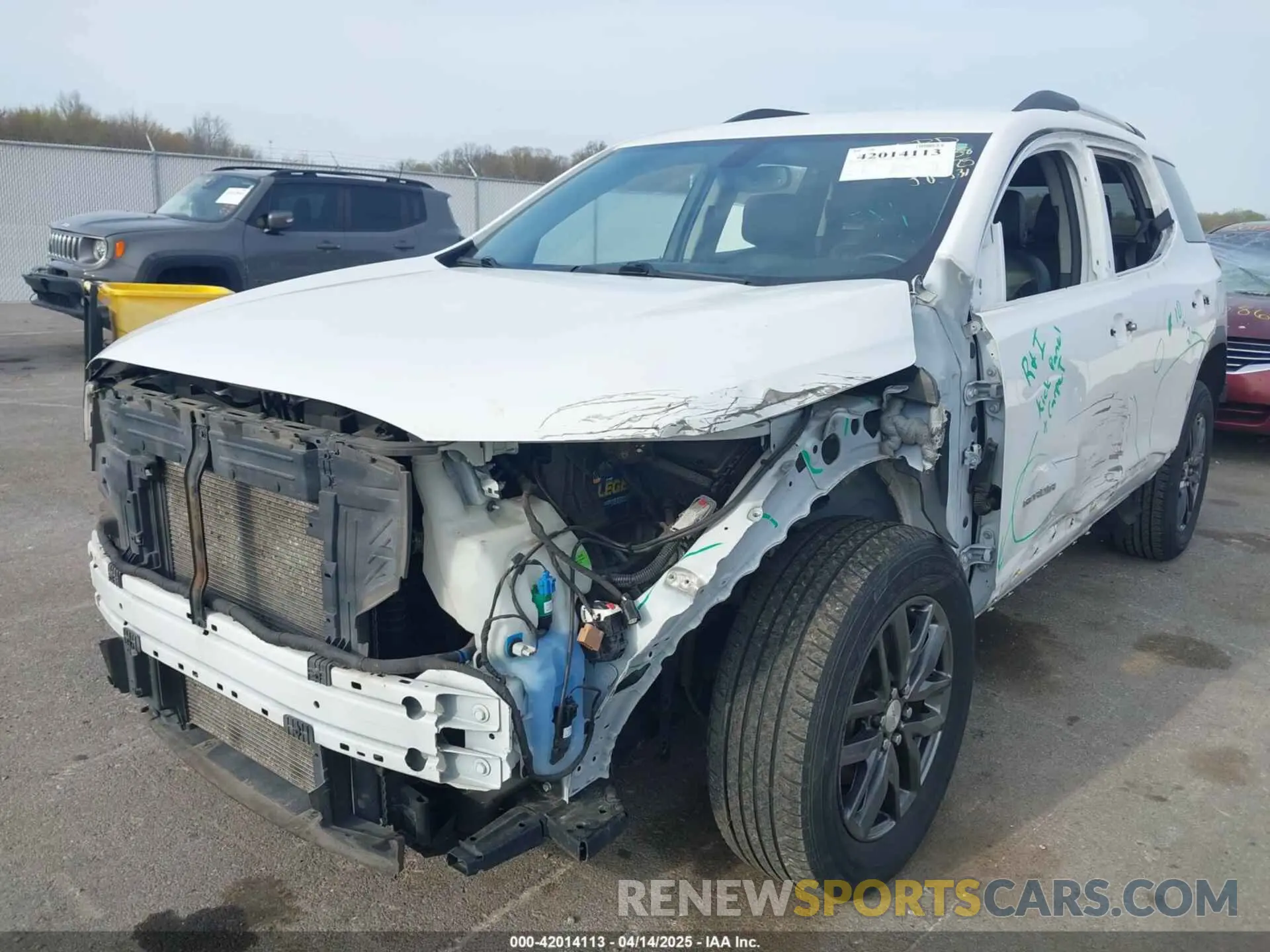 6 fotografías del automóvil dañado 1GKKNMLSXKZ206301 GMC ACADIA 2019