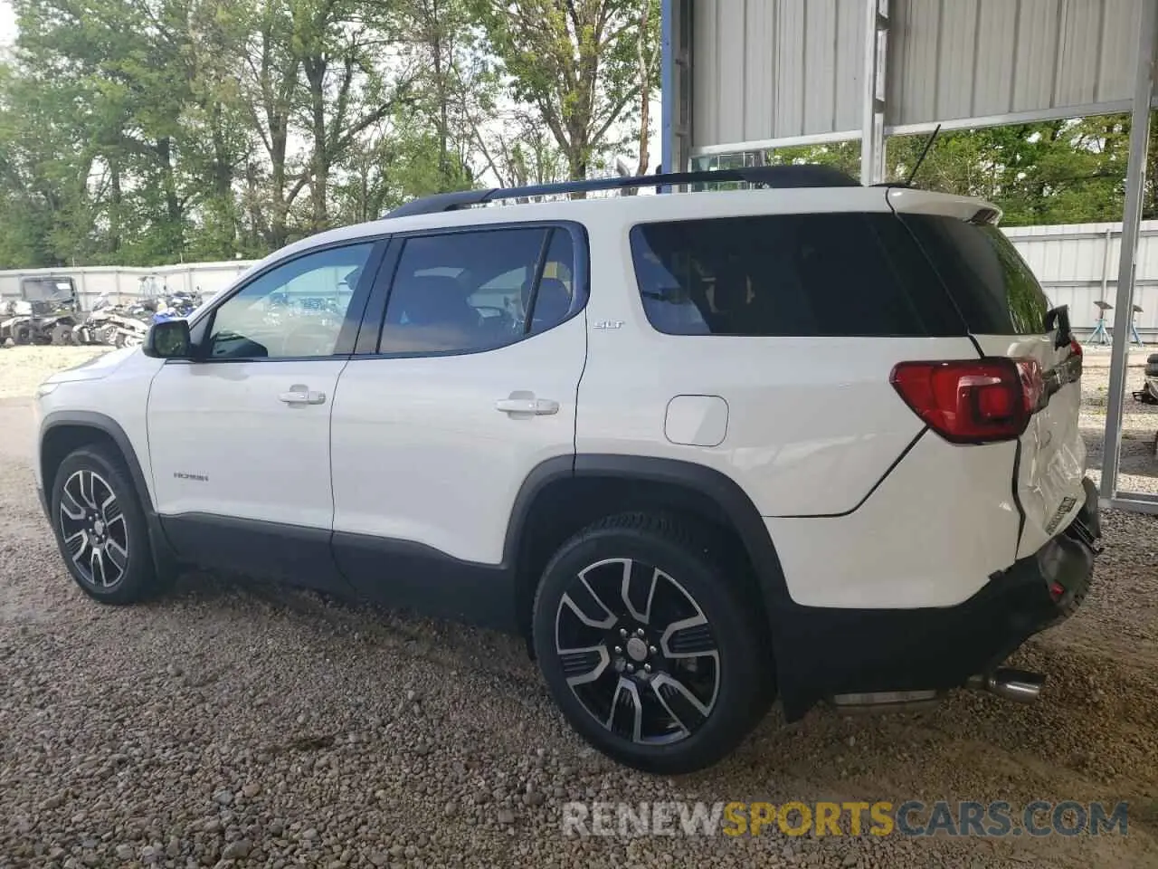 2 fotografías del automóvil dañado 1GKKNMLSXKZ293309 GMC ACADIA 2019