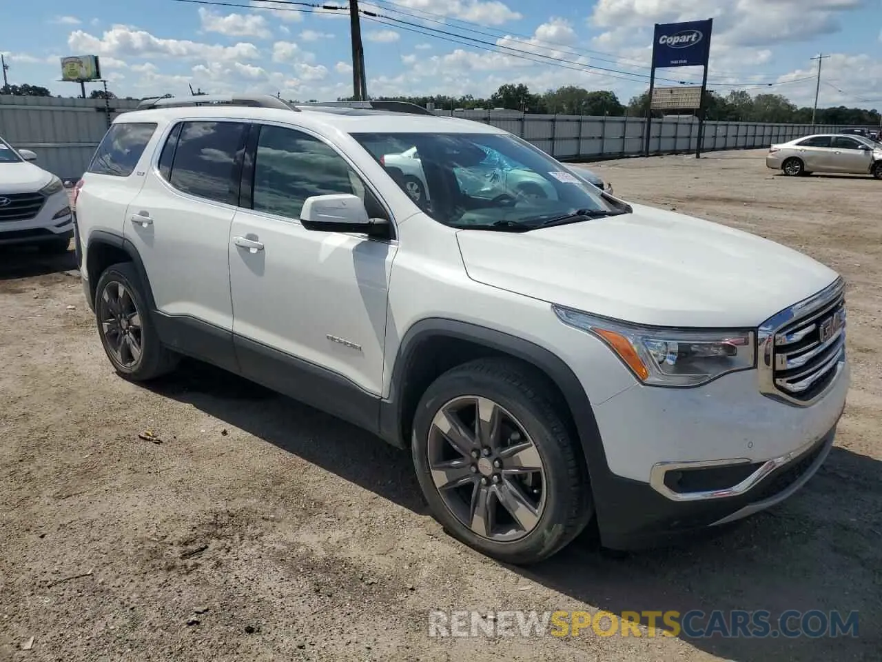 4 fotografías del automóvil dañado 1GKKNNLS5KZ192328 GMC ACADIA 2019