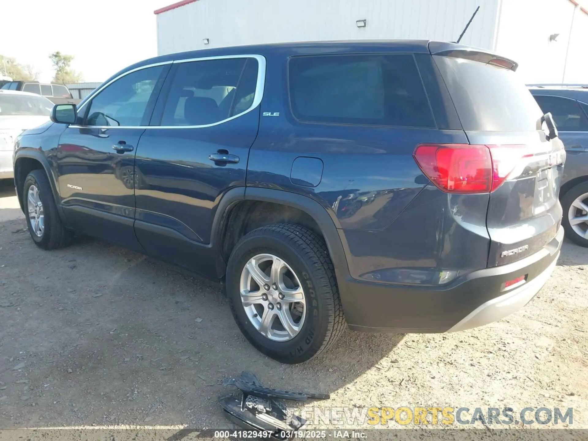 3 fotografías del automóvil dañado 1GKKNRLA1KZ254550 GMC ACADIA 2019