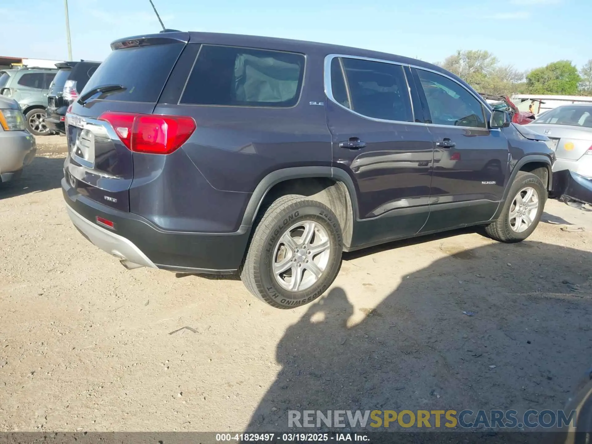 4 fotografías del automóvil dañado 1GKKNRLA1KZ254550 GMC ACADIA 2019