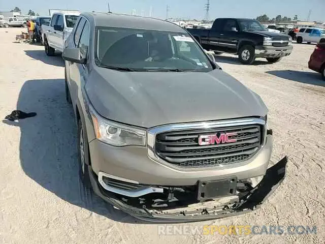 11 fotografías del automóvil dañado 1GKKNRLA4KZ194179 GMC ACADIA 2019