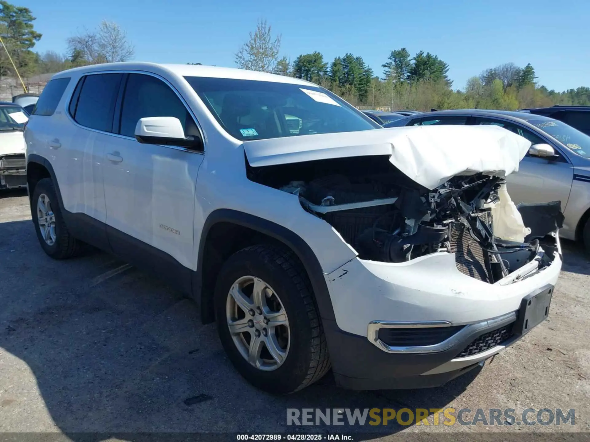 1 fotografías del automóvil dañado 1GKKNRLS8KZ122927 GMC ACADIA 2019