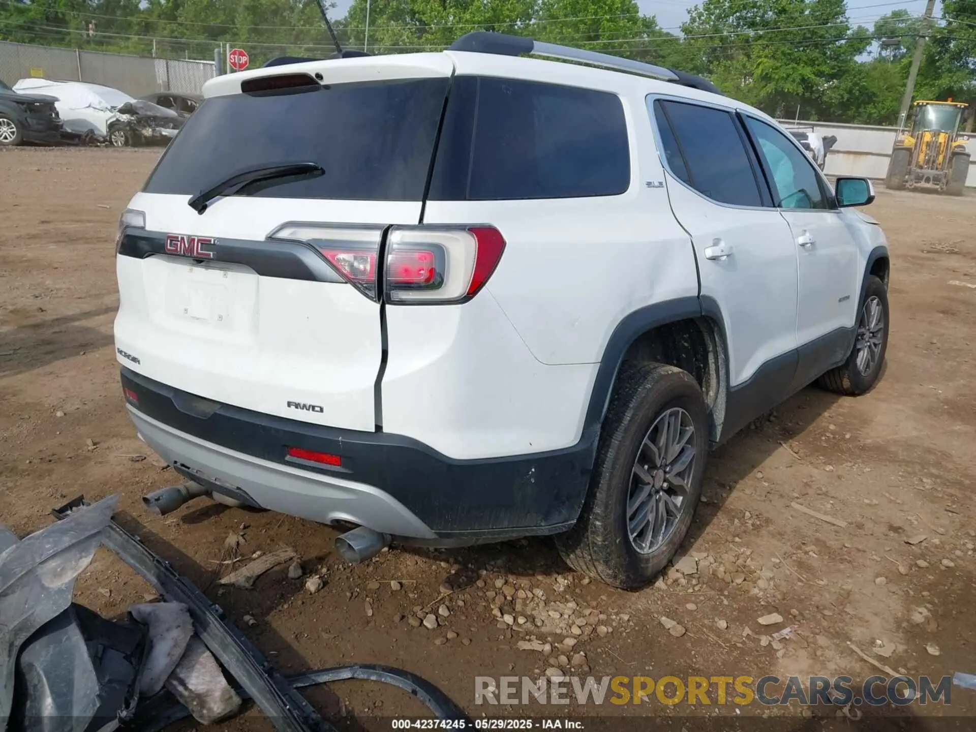 4 fotografías del automóvil dañado 1GKKNSLSXKZ277552 GMC ACADIA 2019