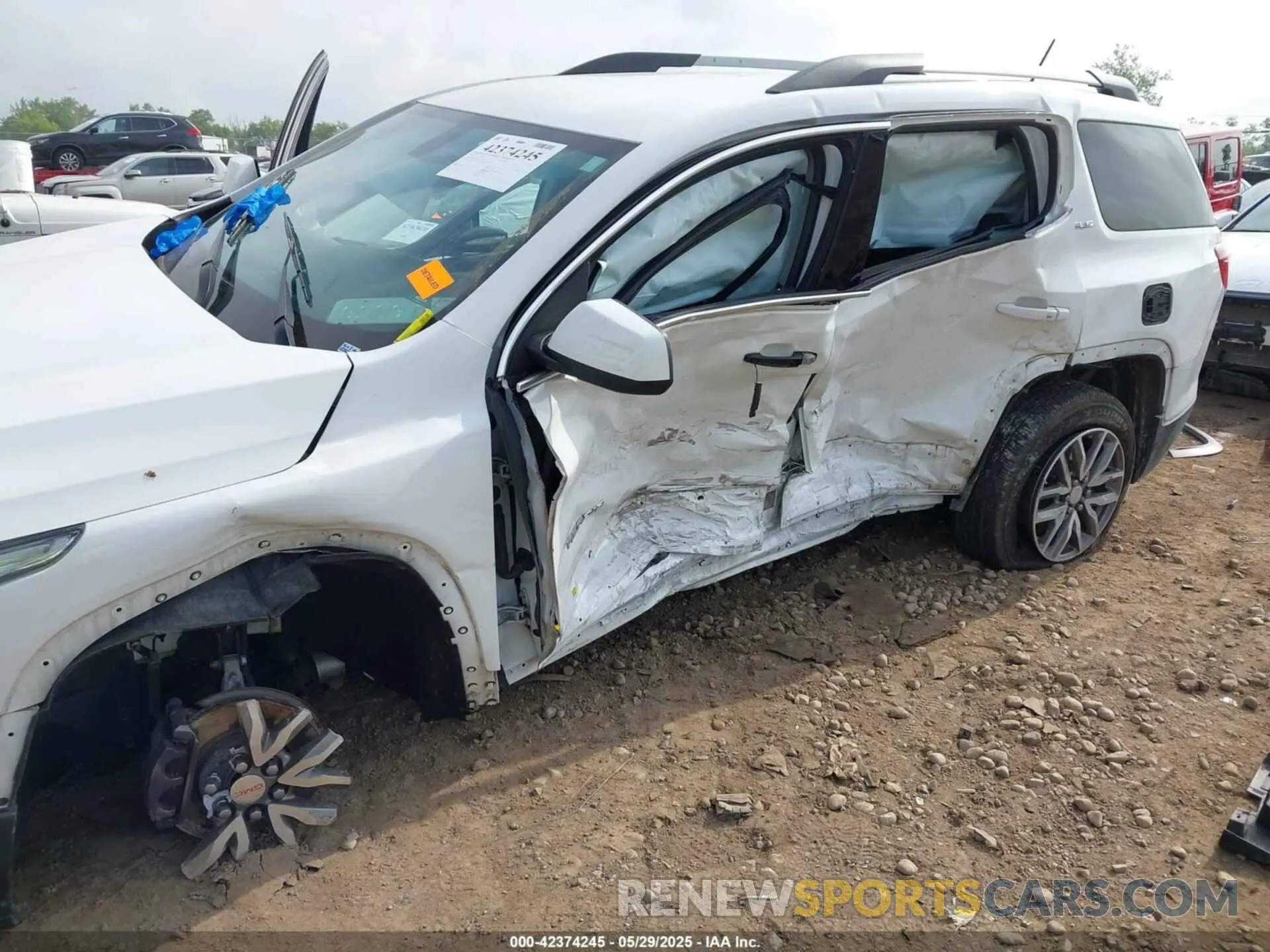 6 fotografías del automóvil dañado 1GKKNSLSXKZ277552 GMC ACADIA 2019