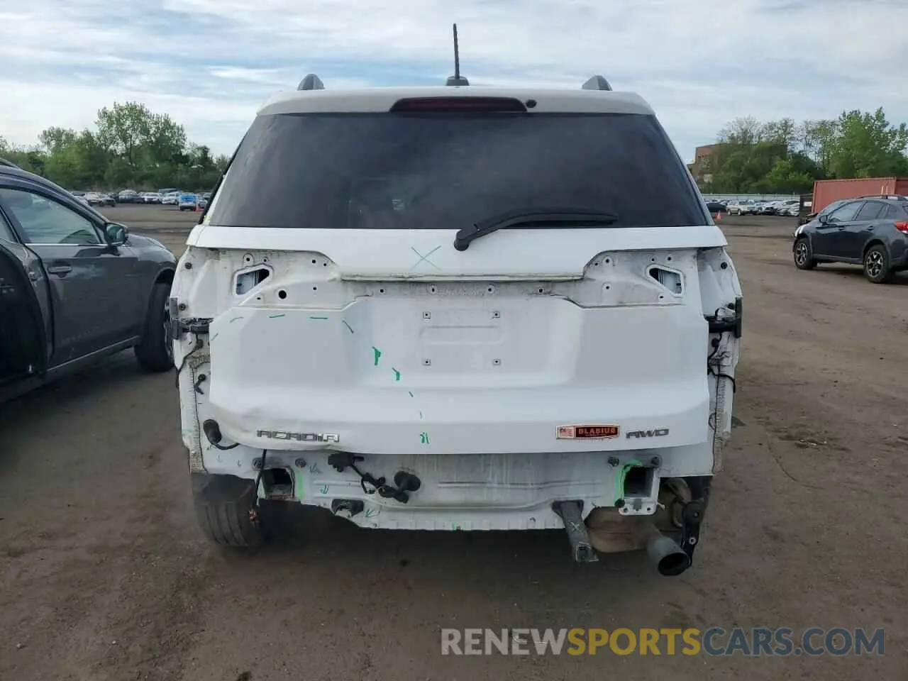 6 fotografías del automóvil dañado 1GKKNULS2KZ201948 GMC ACADIA 2019