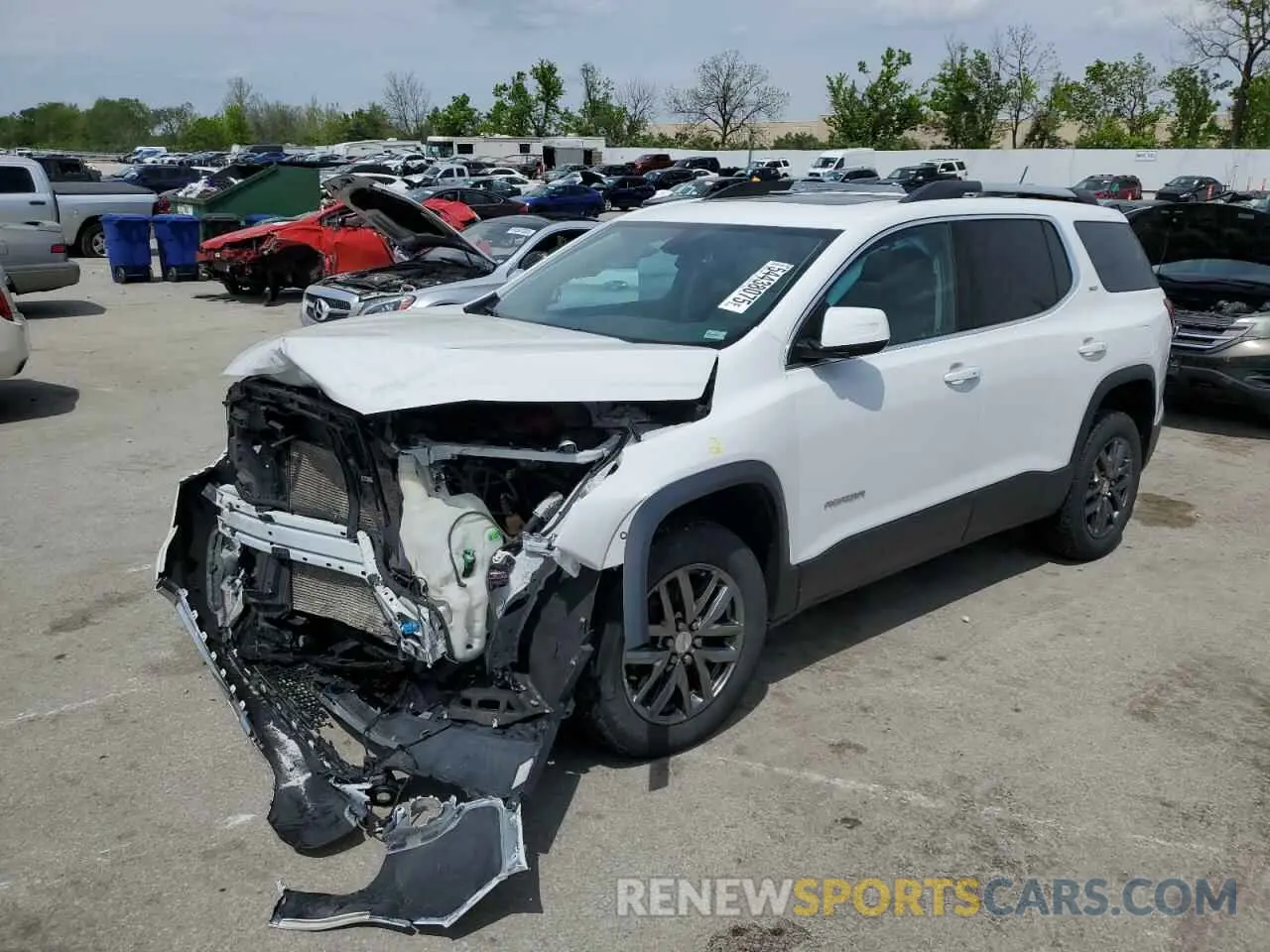 1 fotografías del automóvil dañado 1GKKNULS3KZ283611 GMC ACADIA 2019