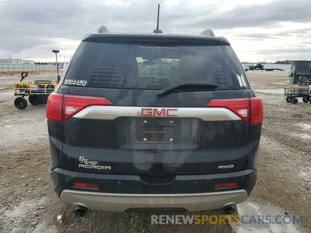 6 fotografías del automóvil dañado 1GKKNULS4KZ189768 GMC ACADIA 2019