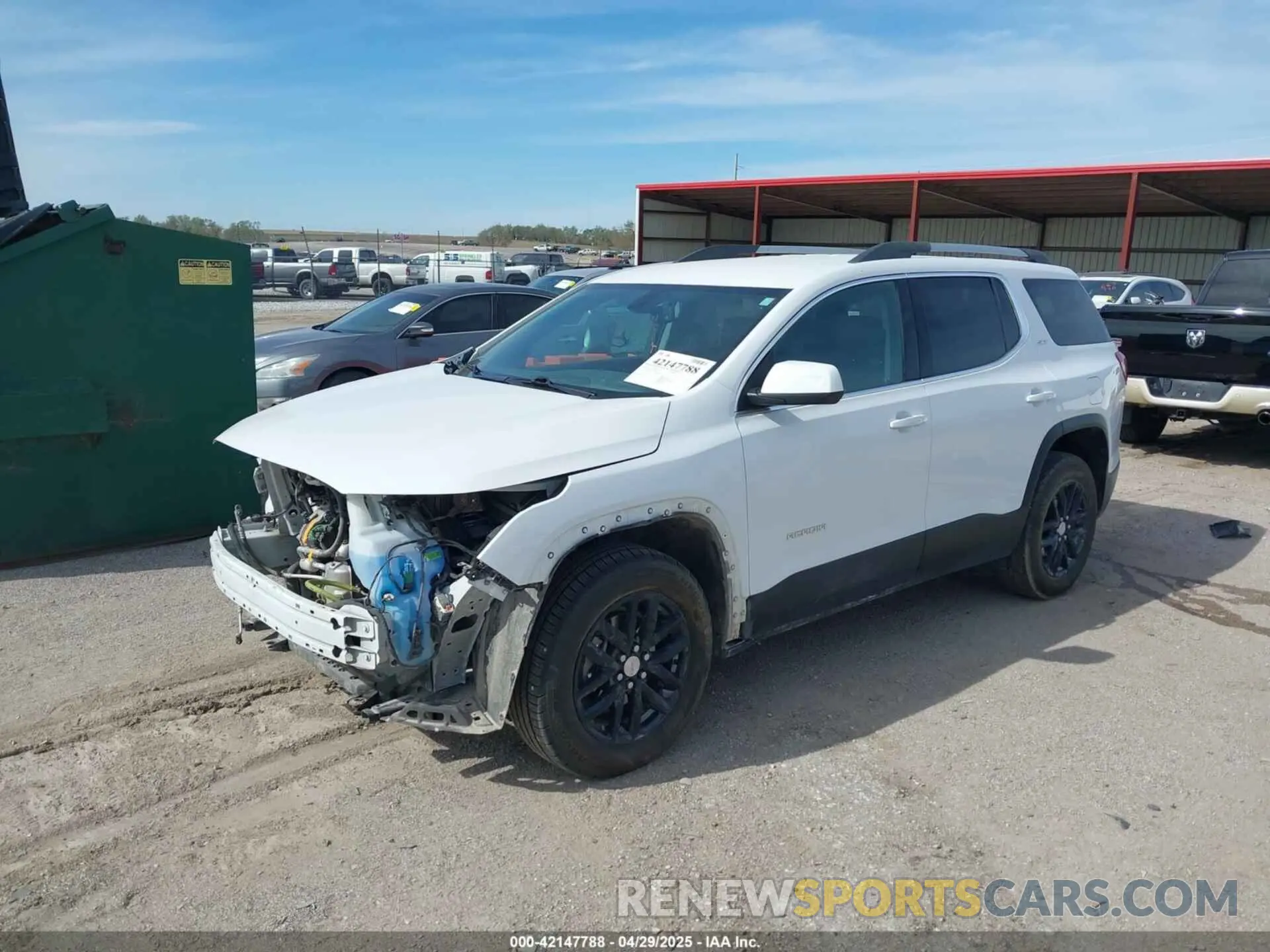 2 fotografías del automóvil dañado 1GKKNULS5KZ236581 GMC ACADIA 2019